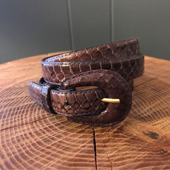 Accessories - Genuine Snack Skin Belt Plum